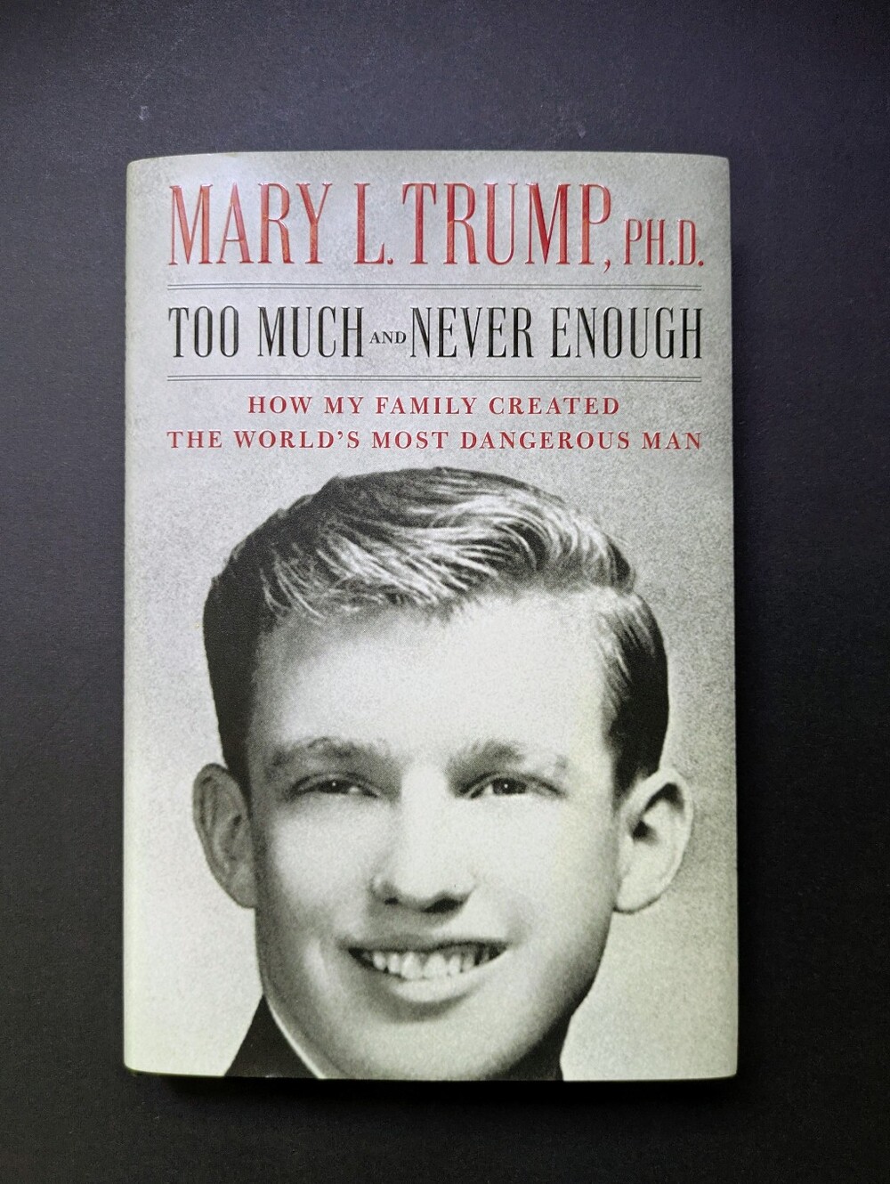 Too Much and Never Enough Donald Trump Hardcover Book Used 2020 Politics History